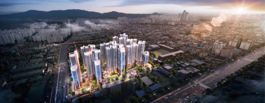 남광로얄아파트 재건축사업 조감도. <SK건설 제공>